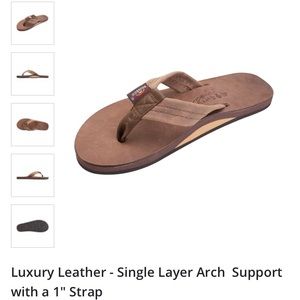 Rainbow Leather Sandals